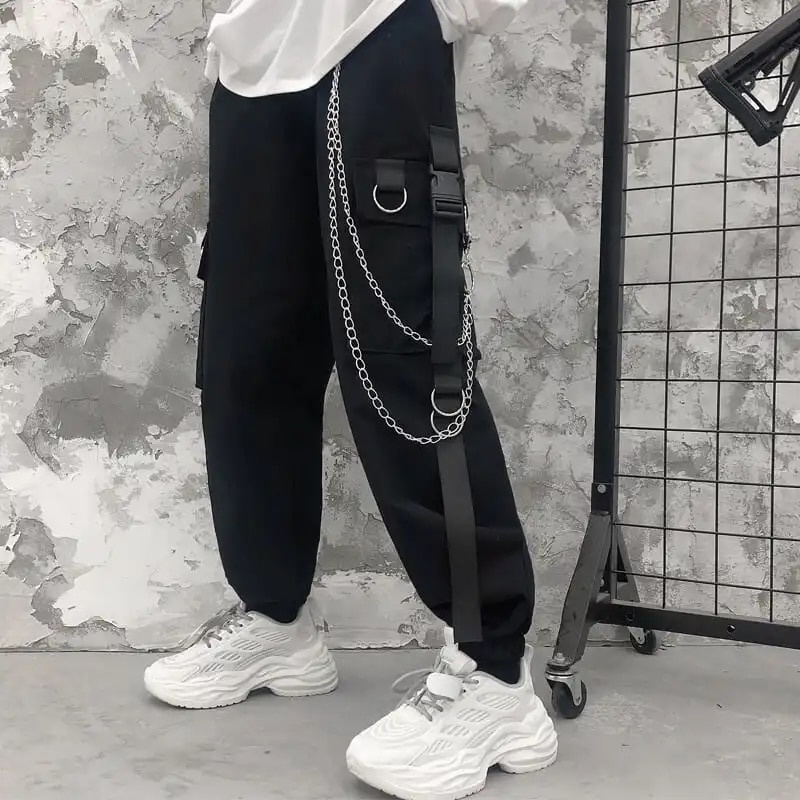 Calça Jogger Cargo Moletom 