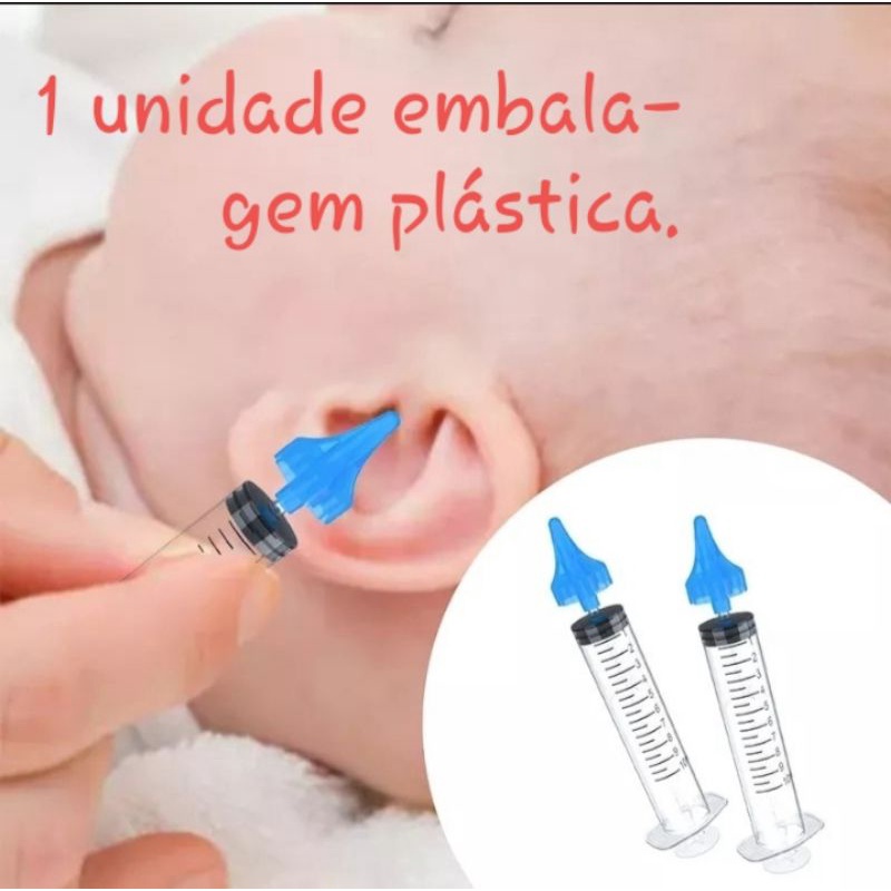 Seringa Removedor de cera Universal - Valor Unitário.