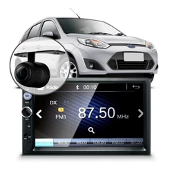 Central Multimídia Mp5 Fiesta Hatch 2013 Câmera Bt Espelha