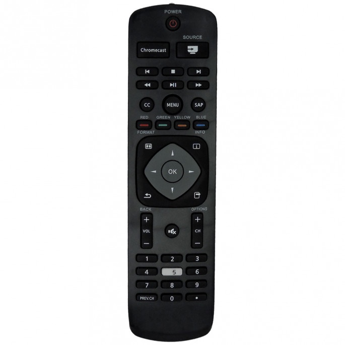Controle Remoto para Tv Philips Smart com Chromecast - 9089