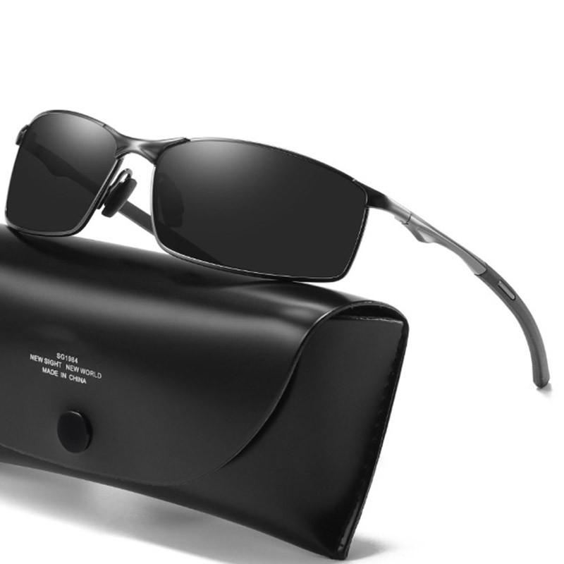 Marca Fotocromática Polarizada Óculos De Sol Masculino Clássico Metal Quadrado Condução Esportes Ao Ar Livre Ciclismo em Oferta na Shopee