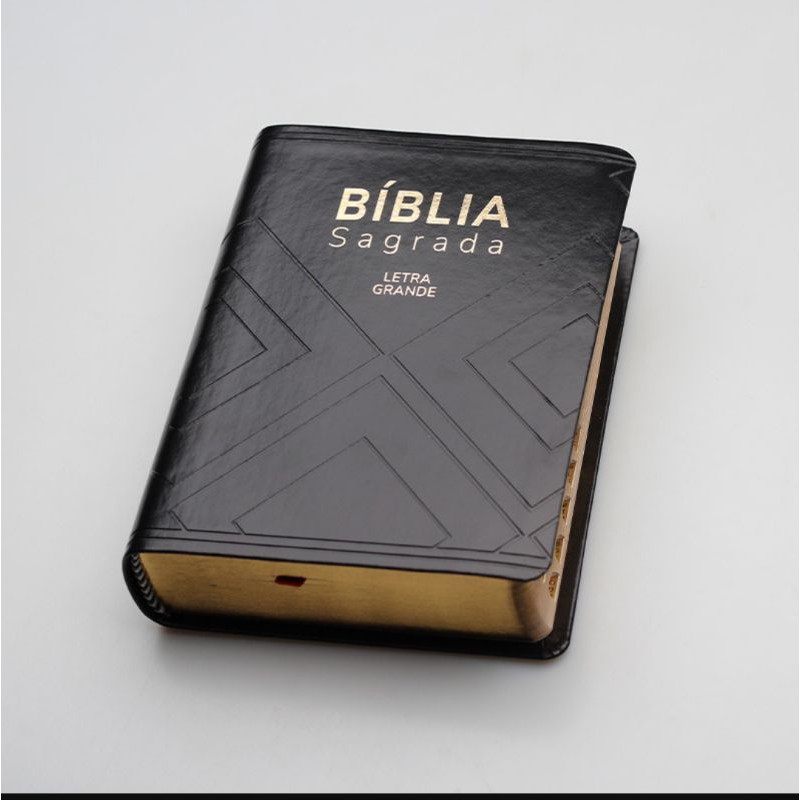 Bíblia Sagrada Pequena Com Letra Grande Com Índice - NAA | Shopee Brasil