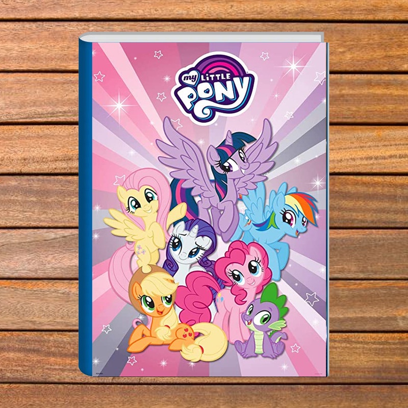 Caderno Brochura personalizado My Little Pony 96 Folhas | Shopee Brasil