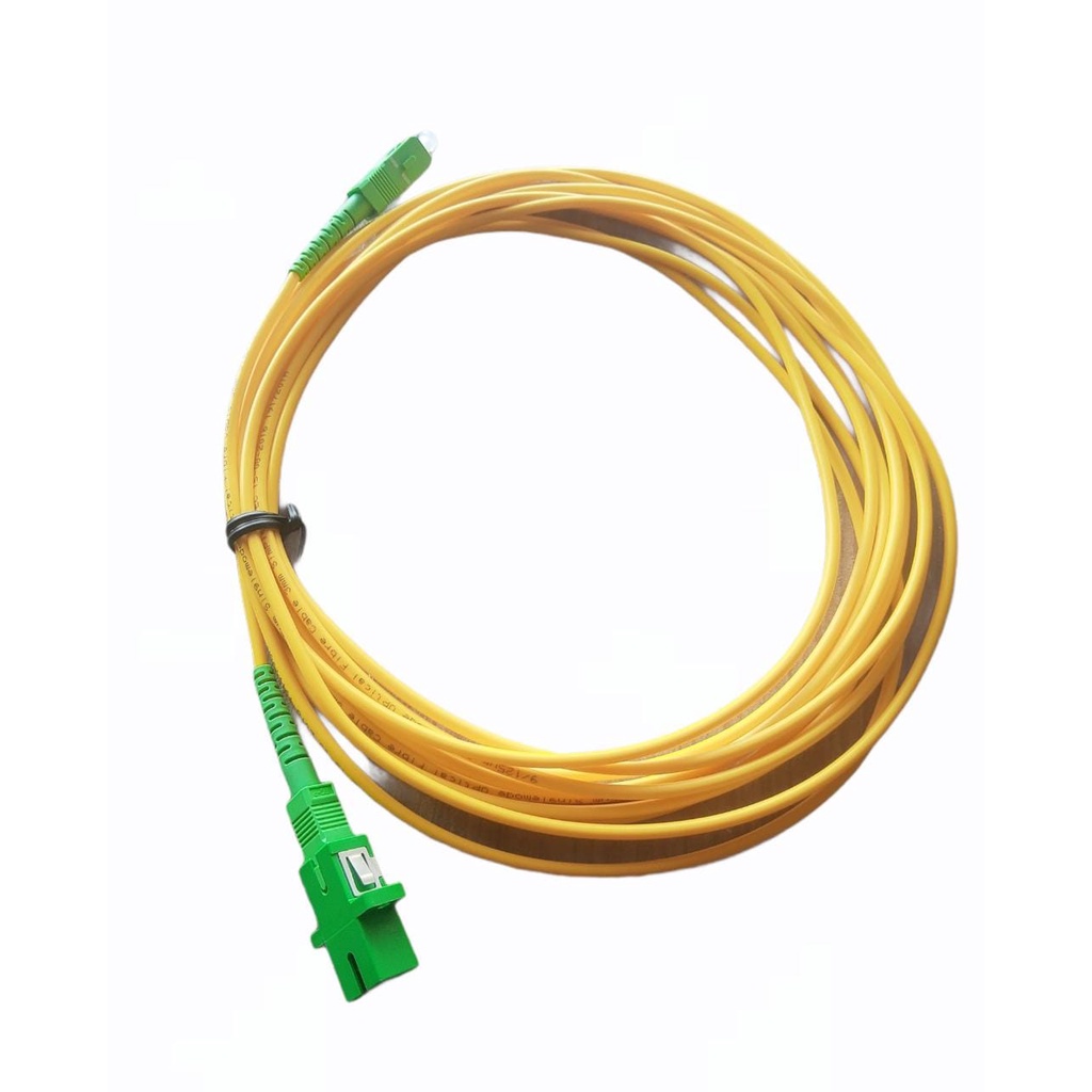 KIT 1 CORDAO SIMPLEX SC/APC + 1 ACOPLADOR APC - 2 METROS