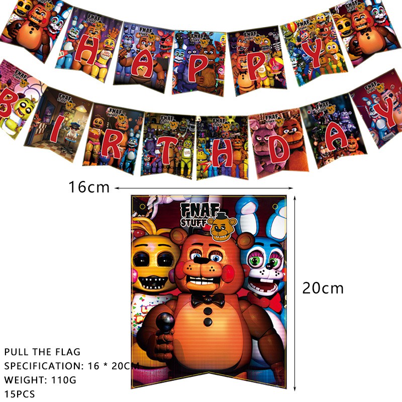 FIVE NIGHTS AT FREDDY'S Edible Cake topper image decoration