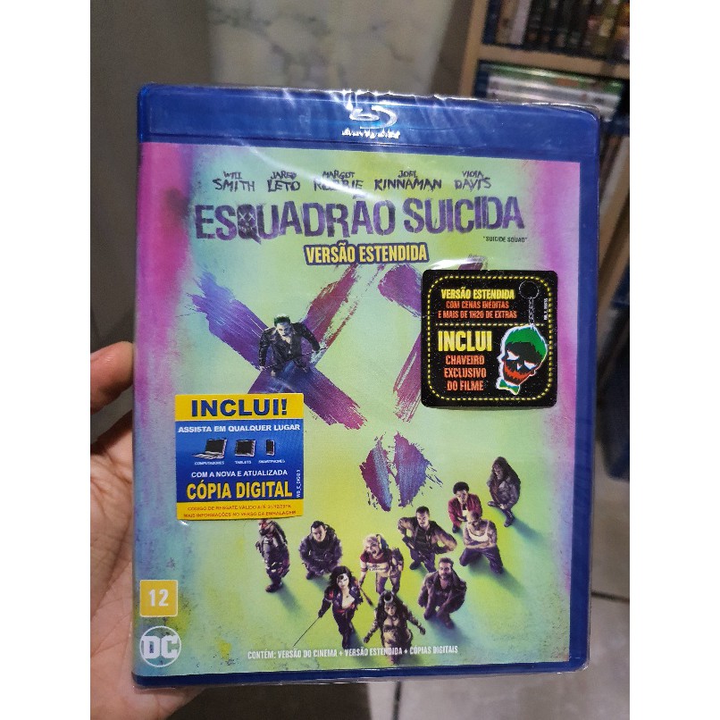 Blu-ray Esquadrão Suicida Capa Diferente Lacrado