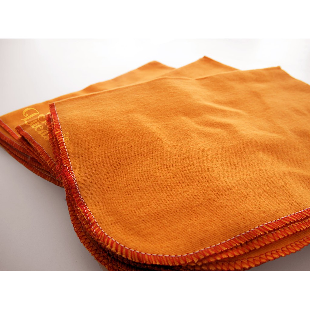 FLANELA LARANJA PARA LIMPEZA 26CM X 46 CM LIMPANDO PANO PARA LIMPAR RETANGULAR LUSTRAR MOVEL TIRAR O PÓ TECIDO