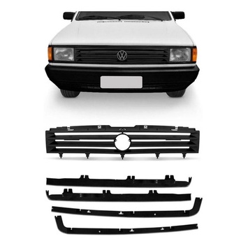 Grade Dianteira Gol Saveiro Quadrada G1 87 88 89 90 + Frisos em Oferta na Shopee