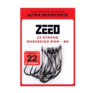 Anzol Maruseigo Strong 2x Black Niquel 10 Peças - Zeeo N° 16