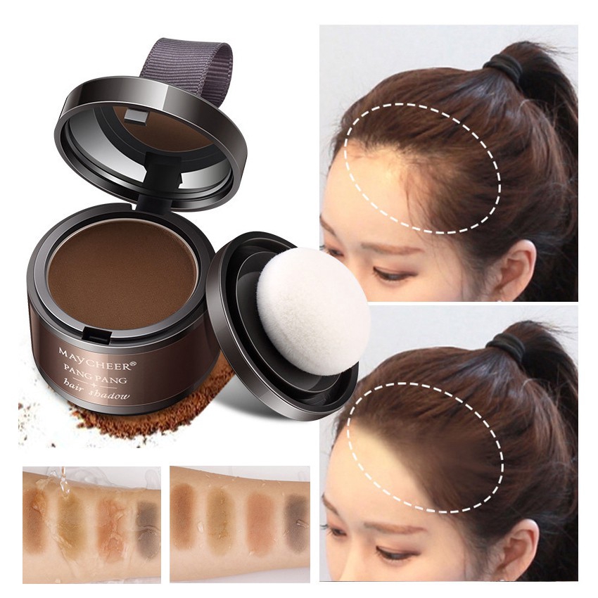 Pó/Sombra MAYCHEER Macia à Prova d'Água para Linha dos Cabelos em 4 Cores | Shopee Brasil