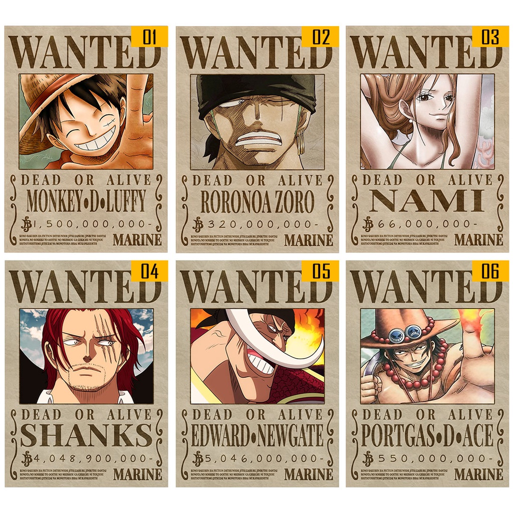 Placa Decorativa One Piece Procurados Wanted Colletion Tamanho X Cm Com Fita Dupla Face