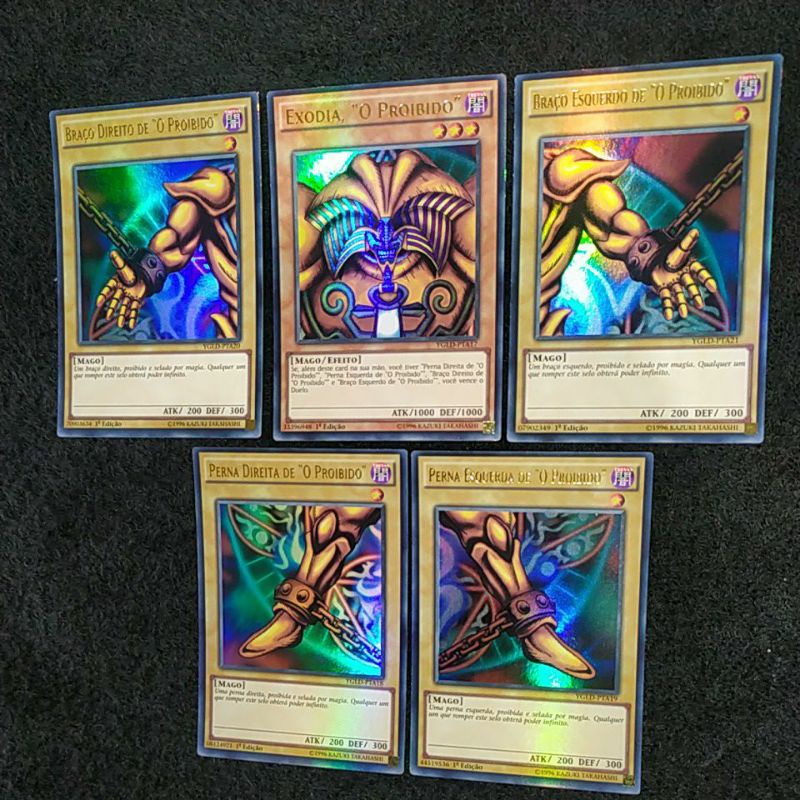 Cartas de Exodia - Mundo Yu-Gi-Oh