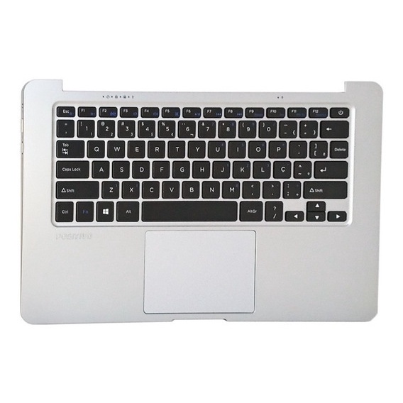CARCAÇA SUPERIOR+TECLADO POSITIVO MOTION PRATA Q232A
