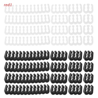 red1 16 Pçs/Set PP Cabos Pente/Grampo Organizador/Cômoda Para 2.5-3.2mm Alimentação Do PC Fiação 4/6/24 Pin Computador Cabl em Oferta na Shopee