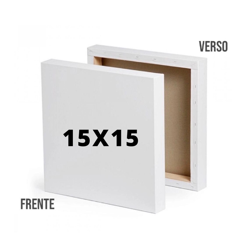 Tela De Pintura 15x15cm - 5 Unidades em Oferta na Shopee