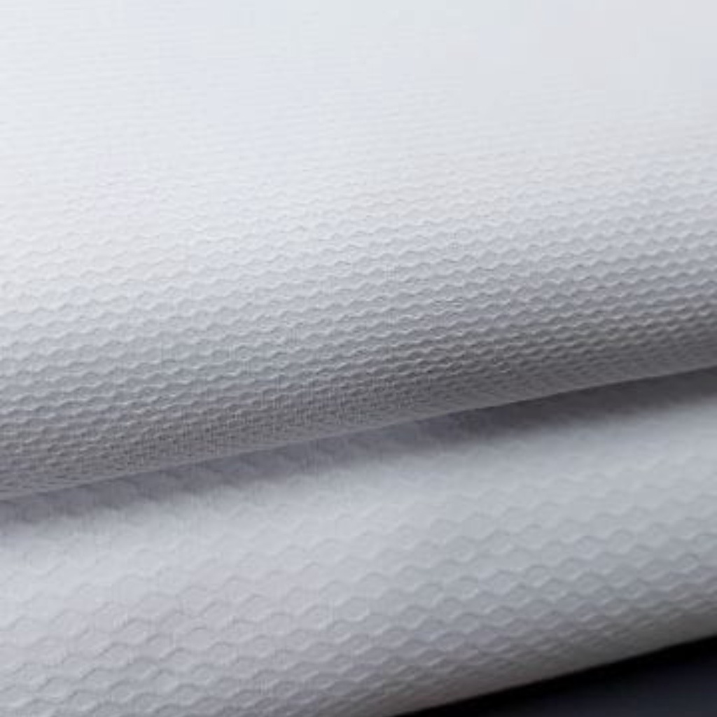 1 METRO Tecido Piquet Pequeno Favinho Branco - 100 % algodão Larg 1,40m