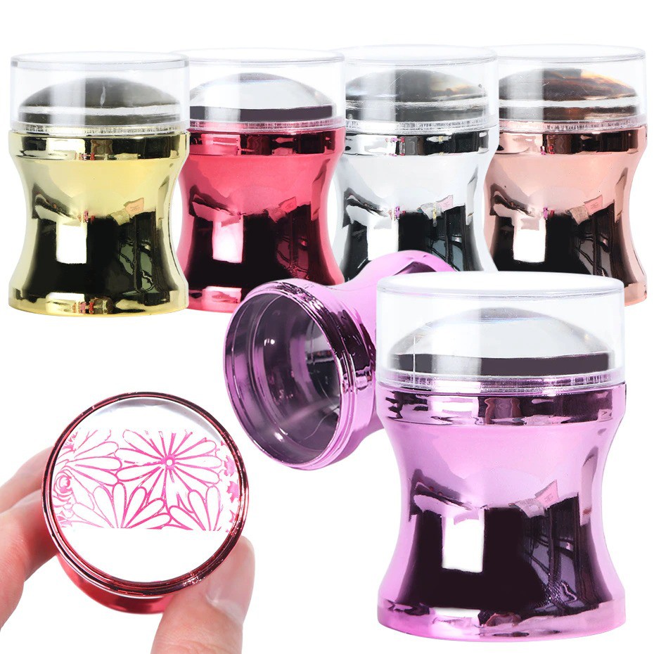 Carimbo Born Pretty Para Unha Silicone Transparente Francesinha