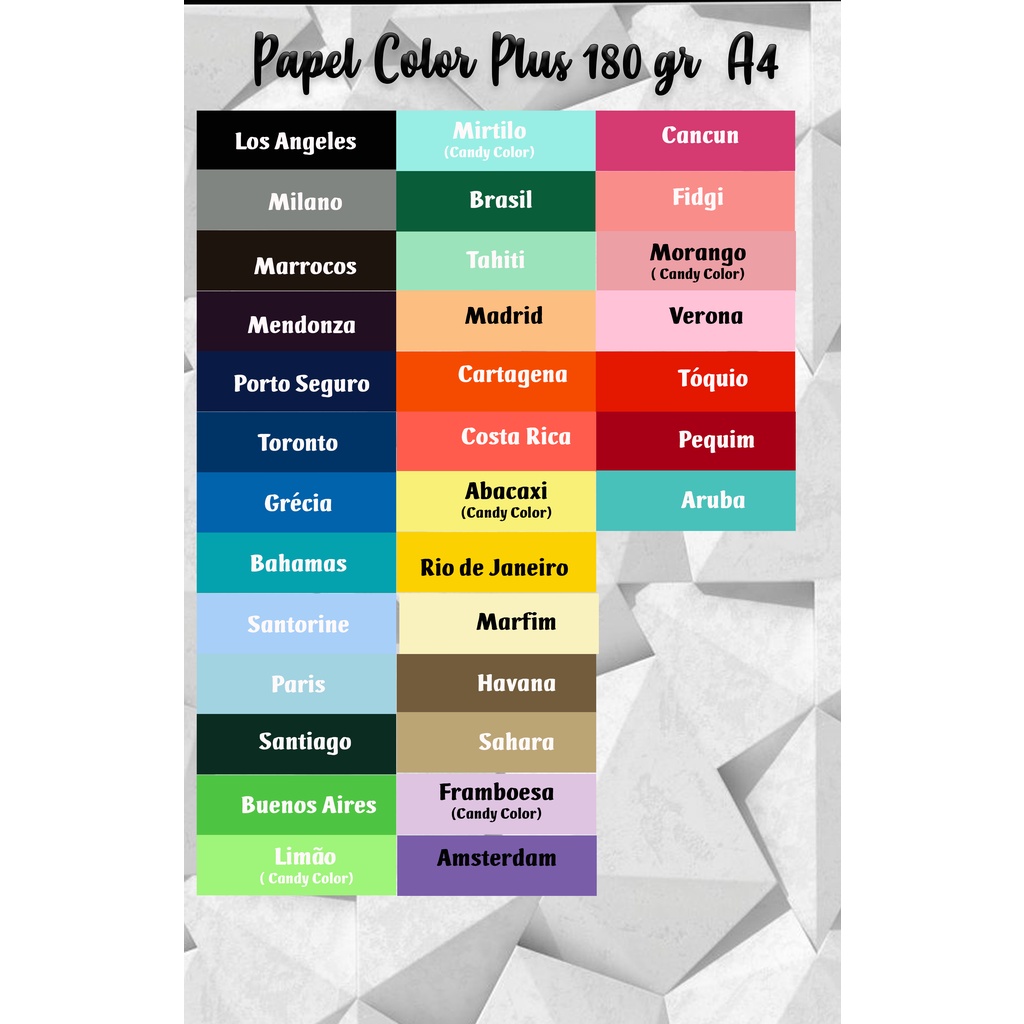 Kit Papéis Color Plus 350folhas | Shopee Brasil