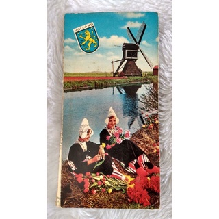 Cartão Postal da Holanda Vintage 12 cartões década de 50