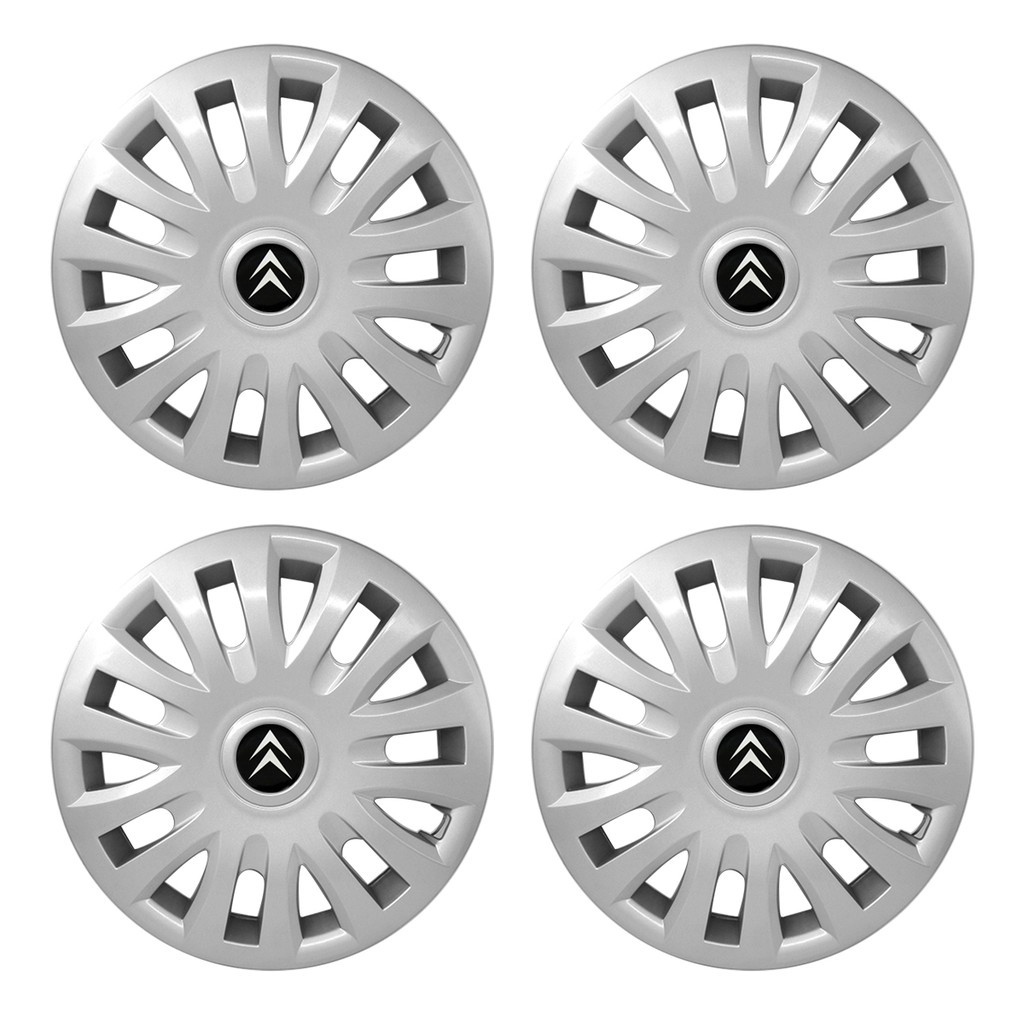 Jogo Calota Aro 14 Adaptável C3 2007/2013 Aro de Pressão em Oferta na Shopee