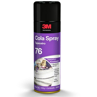 Cola Spray 76 Tapeceiro 3M Adesivo de Secagem Rápida 330g em Oferta na Shopee