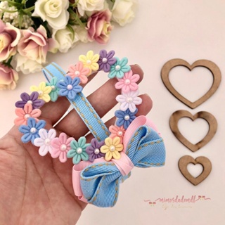 Molde mdf coração vasado em Oferta na Shopee