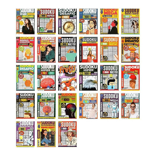 30 Revistas Sudoku - Sem Repetição