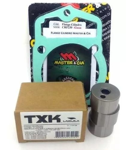 Pino Cursado Txk 2mm Crf 230 Xr 200 Cbx 200 Com Flange Master Cia