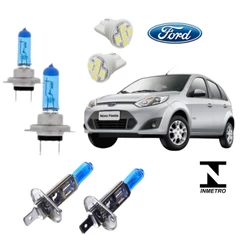 Lampadas Super Branca Farol Ford Fiesta 2011 2012 2013 2014 2015 2016