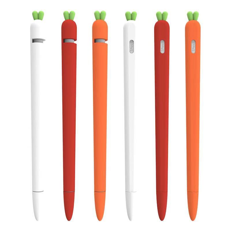 Capa Silicone Para Caneta Apple Pencil 2/1Geração /Pencil Pro +5 Nibs