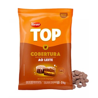 Cobertura Sabor Chocolate Ao Leite Gotas 1,010kg Top Harald