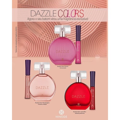 Dazzle Color Fucsia Hinode 60ml Super Oferta Perfume Referencia Gabriela Sabatini Shopee Brasil