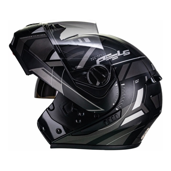 Capacete Moto Robocop Peels Urban U-RB2 Dynamic Escamoteável C/ Oculos