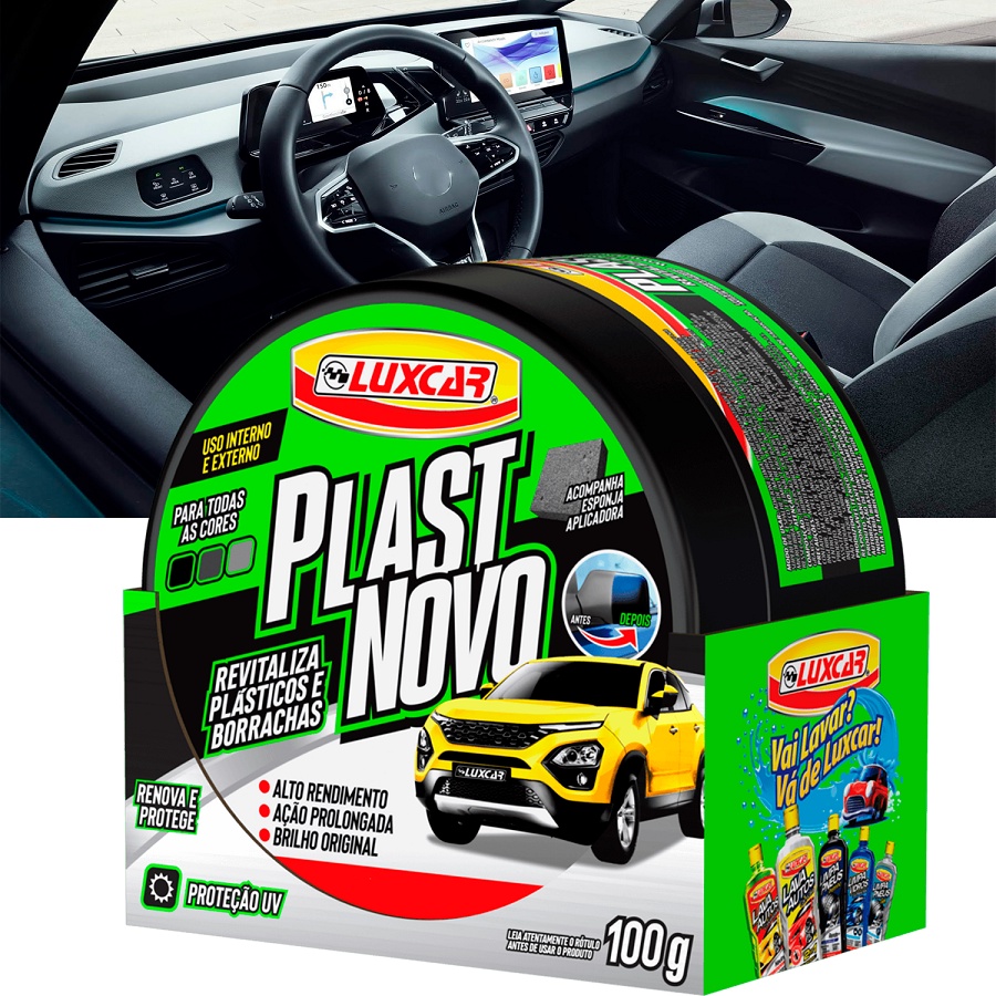 Revitalizador de Plastico Waash 300ml, limpar painel do carro, limpa ...