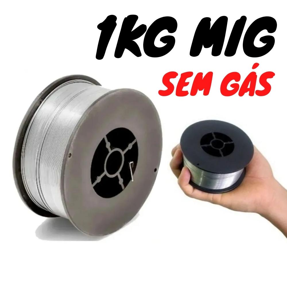 Arame Mig Sem Gas 0,80mm 1kg - Soldaforte