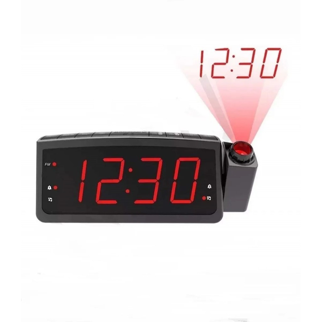 Radio Relógio Despertador Digital Lelong Le-672 Fm Usb E Pro