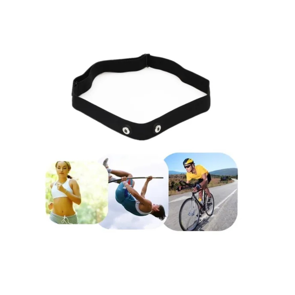 Cinta Cardíaca Reposição Monitor Comp. Garmin, Polar, Bryton