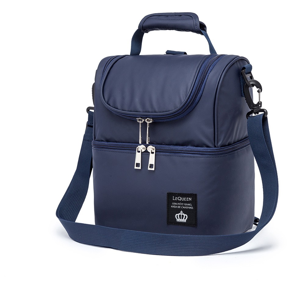 Lancheira Termica Bolsa Grande Mini Mochila Lequeen Reforçada em Oferta na Shopee