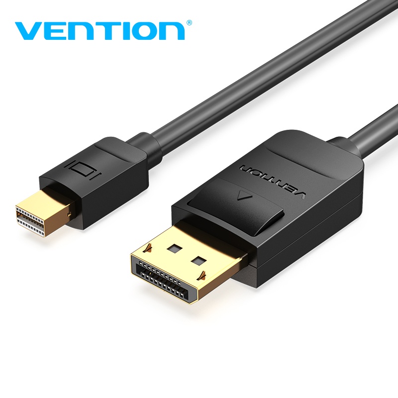 Venção Mini Displayport Para Cabo Adaptador DP 4K UHD PC Cartões Gráficas