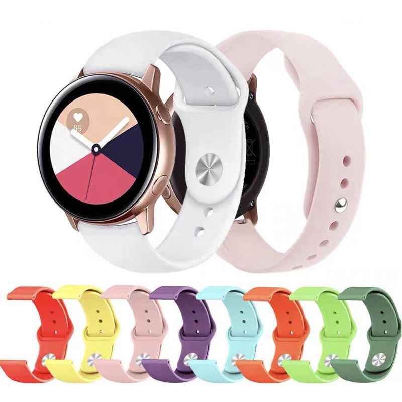 Pulseira Lisa Silicone sport Smartwatch Active Amazfit Bip Gts Gtr P70 P80  20mm 22mm em Oferta na Shopee