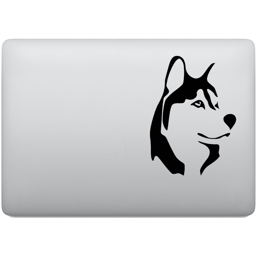 Adesivo de Notebook Cachorro Raça Husky