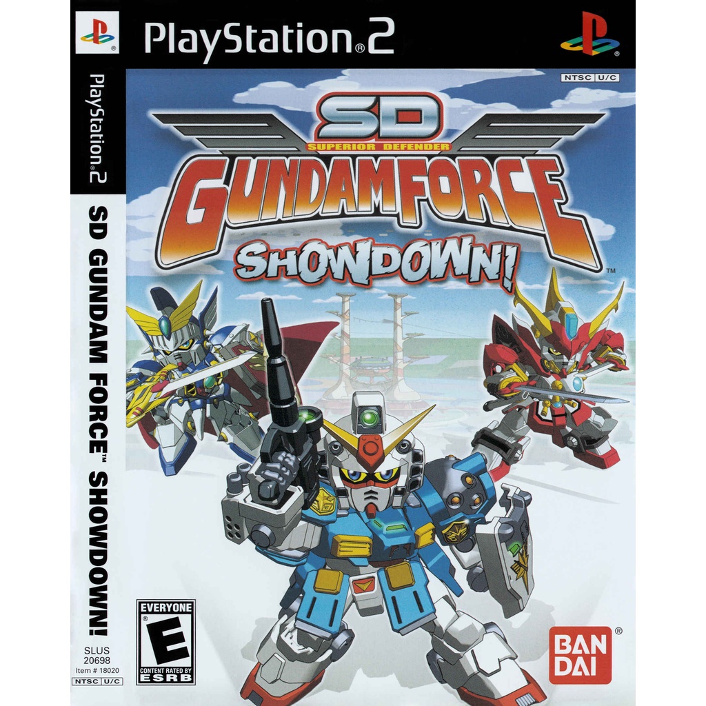 Cassete De Jogo PS2 DVD : SD GUNDAM FORCE SHOWDOWN