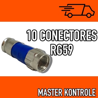 Kit 10 Conectores Rg59 Pressão em Oferta na Shopee