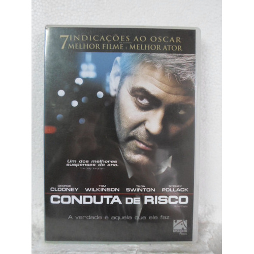 Dvd Conduta De Risco - Original - George Clooney