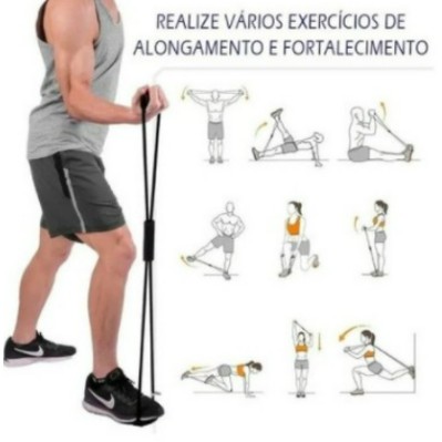 Elástico Extensor Tensão Variações De Exercícios Funcionais ~ H&N BAZAR ~