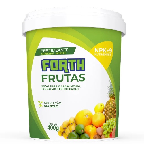 Adubo Fertilizante Forth Frutas 400g - Floração Frutificação em Oferta na Shopee