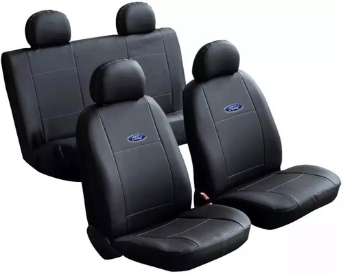Capa De Banco Couro Corcel 2 Com Logo Da Ford