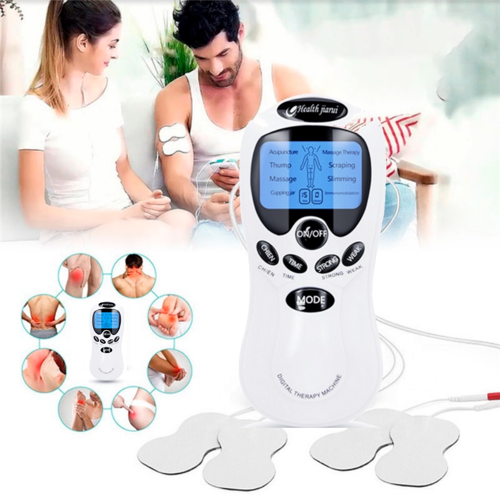 Aparelho Fisioterapia Tens E Fes Port til Choque Massagem Digital