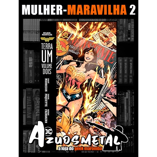 Mulher Maravilha Terra Um Vol 2 Hq Panini Shopee Brasil