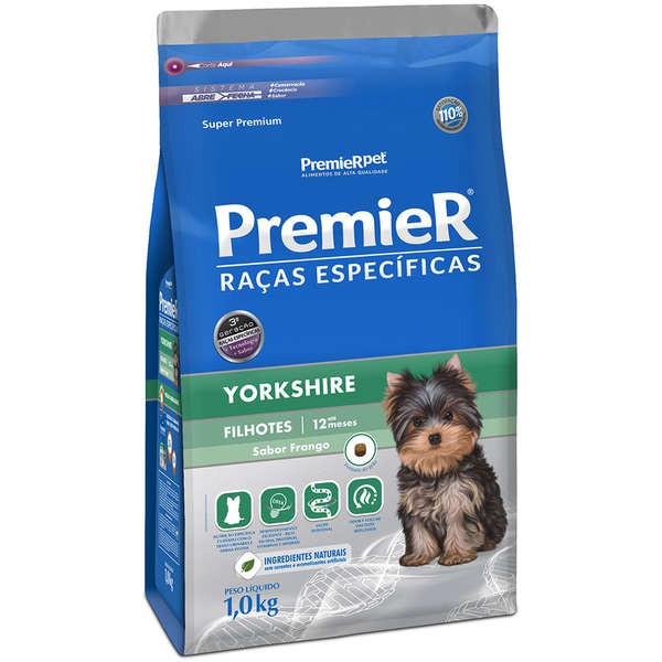Ração Premier Pet Raças Específicas Yorkshire Filhotes 1 kg